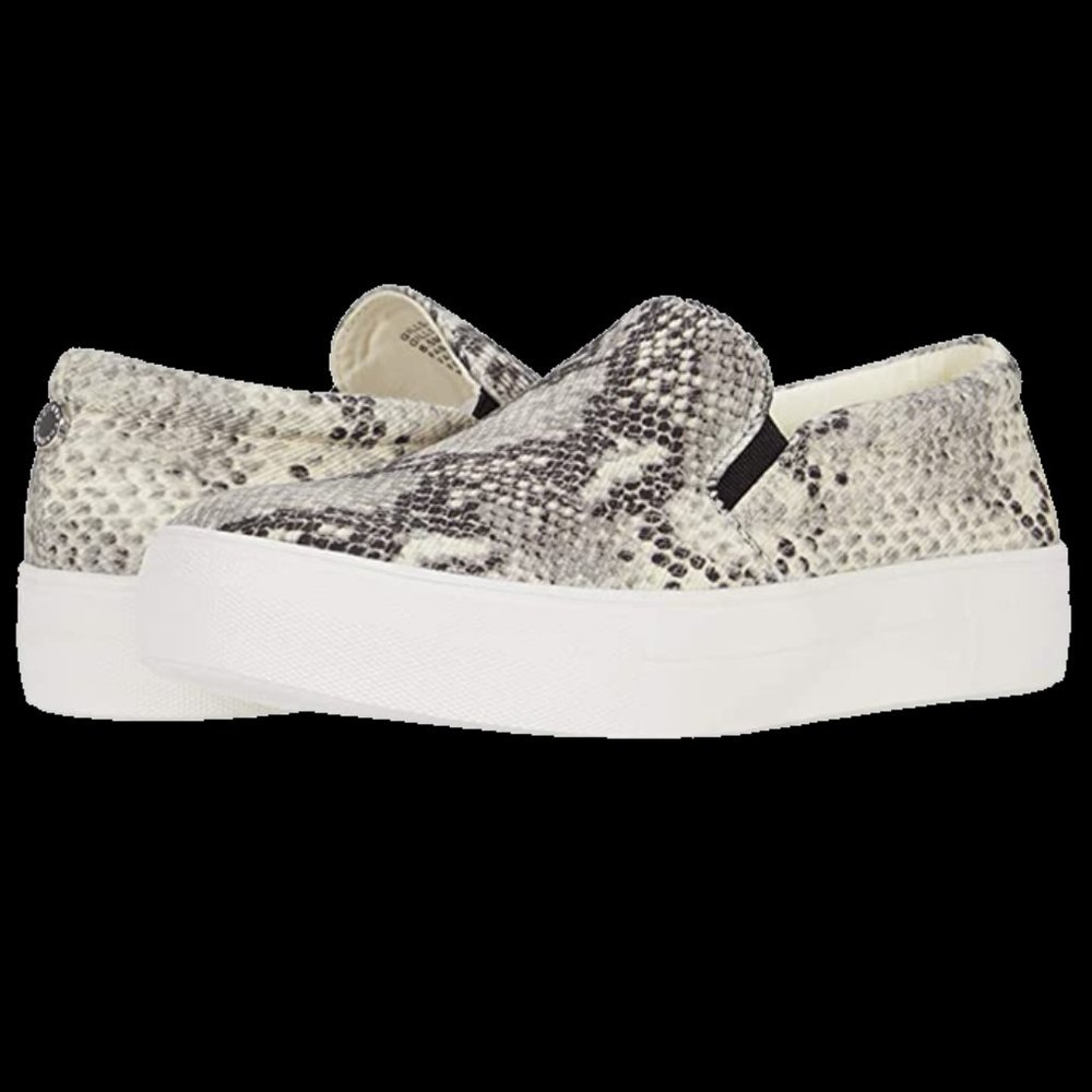 Steve Madden® Slip on platform sneaker snake print slip on size 8